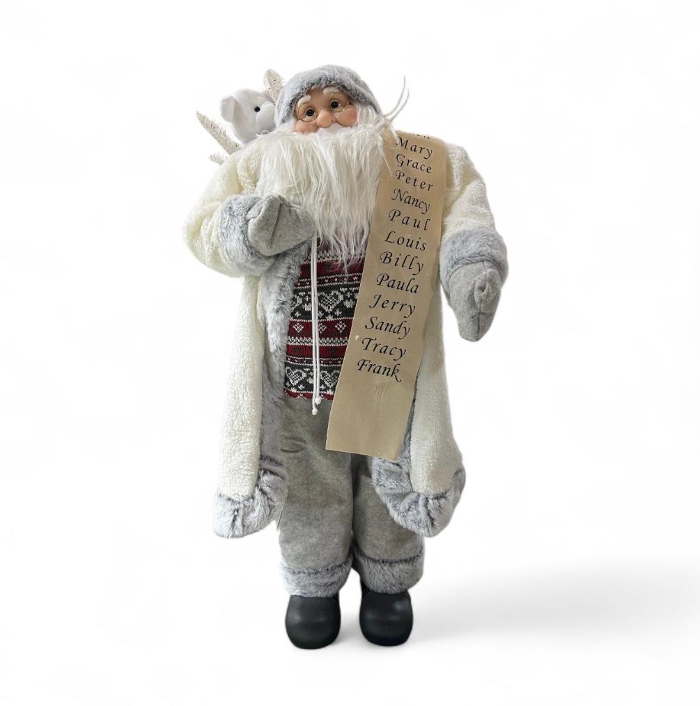 papa noel plateado