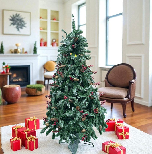 arbol navideño con adornos